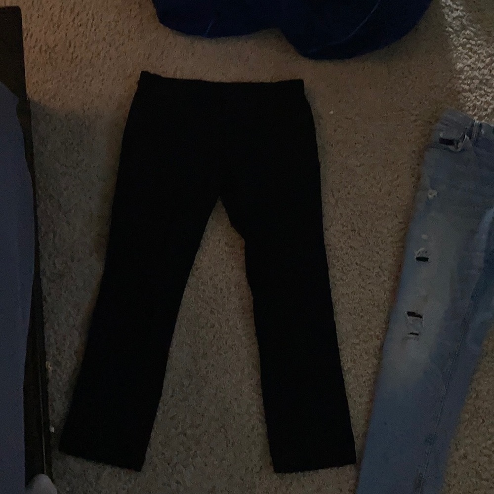 Black khakis